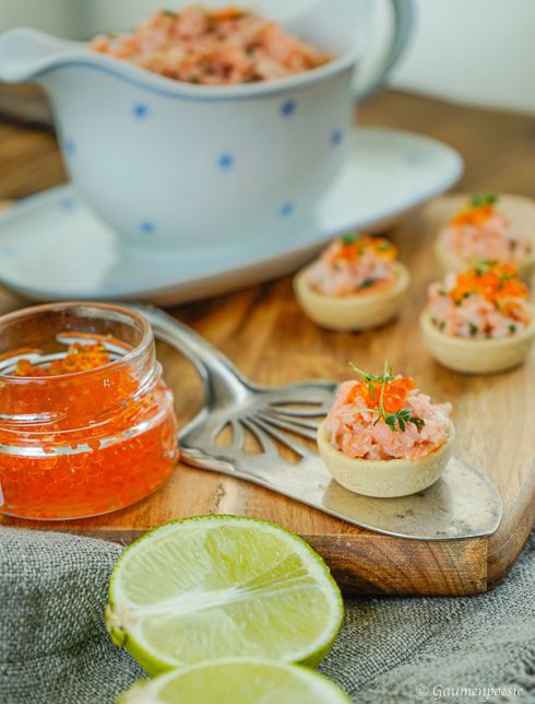 Rezeptbild: Räucherlachs - Tatar 