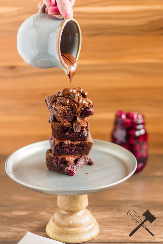 Rezeptbild: Schoko Kirsch Brownies