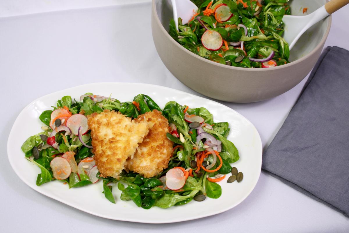 Rezeptbild: Backhendlsalat