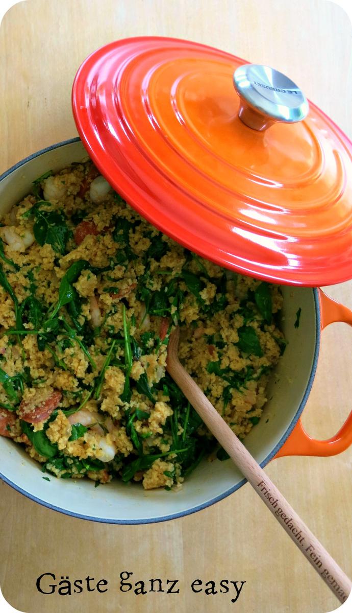 Rezeptbild: Onepot Surf´n´turf Couscous
