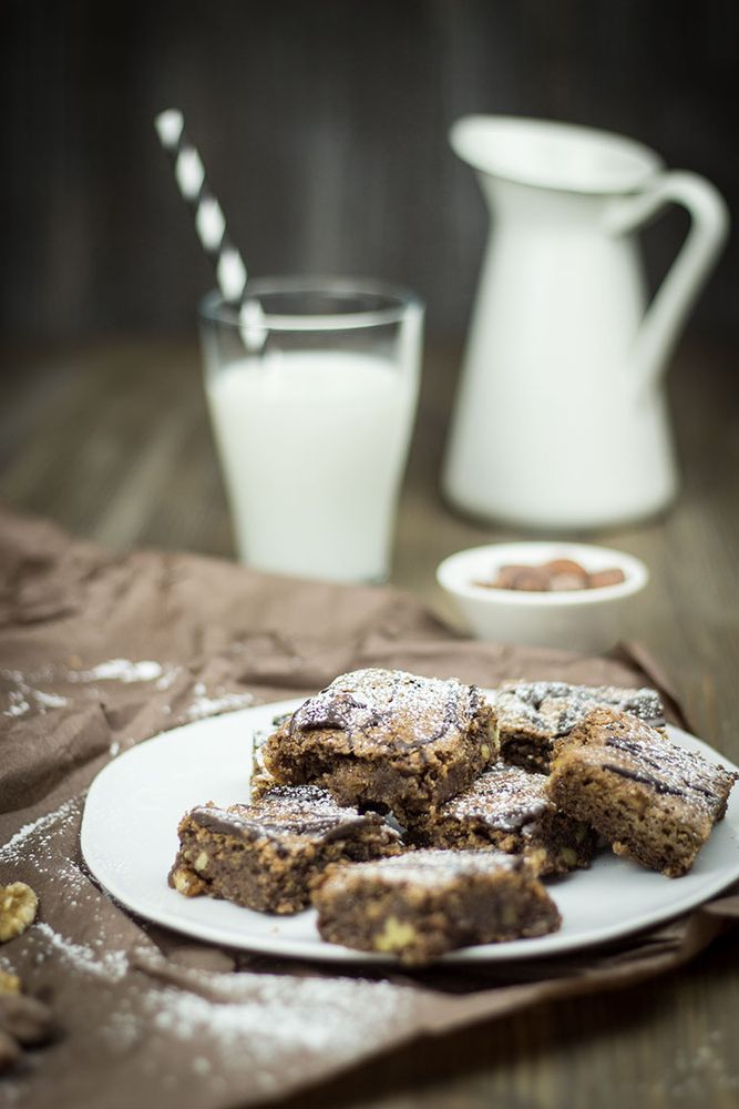 Rezeptbild: Walnuss-Brownies