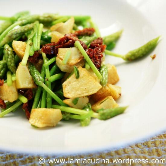 Rezeptbild: Wildspargelsalat