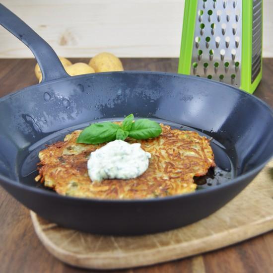 Rezeptbild: Kartoffel-Spargel-Rösti