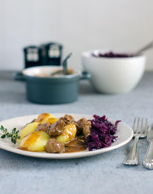 Rezeptbild: Sehr zartes und saftiges Gulasch