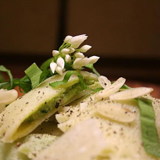 Rezeptbild: Bärlauch-Ricotta-Ravioli