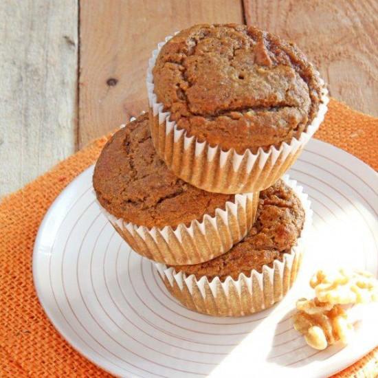 Rezeptbild: Chia Kuerbis Muffins