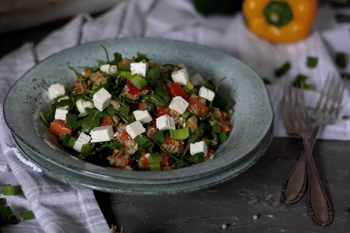 Rezeptbild: Leichter Quinoa-Süsskartoffel-Salat