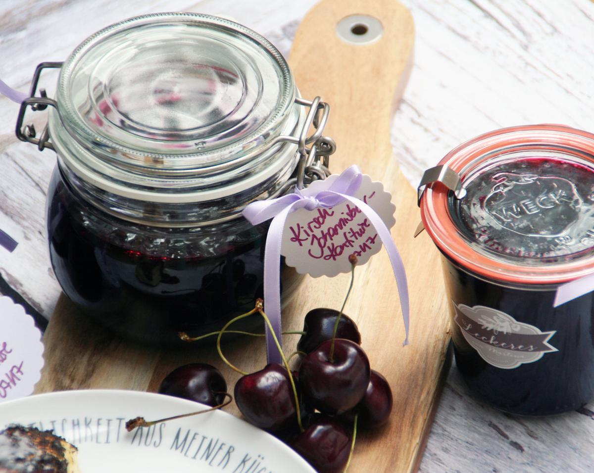 Rezeptbild: Kirsch-Konfitüre und Kirsch-Johannisbeer-Konfitüre