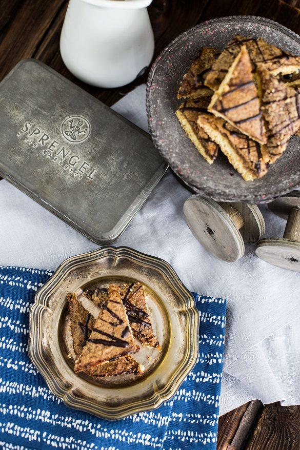 Rezeptbild: Nussecken schnell und einfach selber backen (ala Schwiegermama)