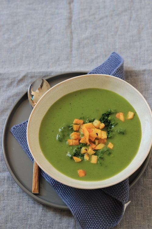 Rezeptbild: Spinat-Kartoffel-Suppe