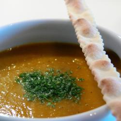 Rezeptbild: Kürbis-Pastinakensuppe