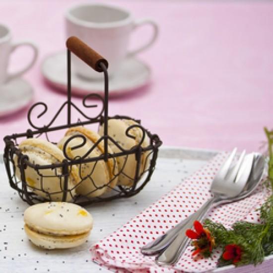 Rezeptbild: Mohn-Zitronen-Macarons