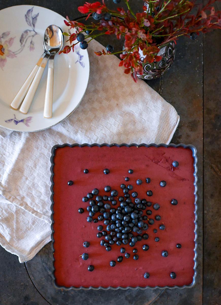 Rezeptbild: Finnischer Blaubeer-Cheesecake