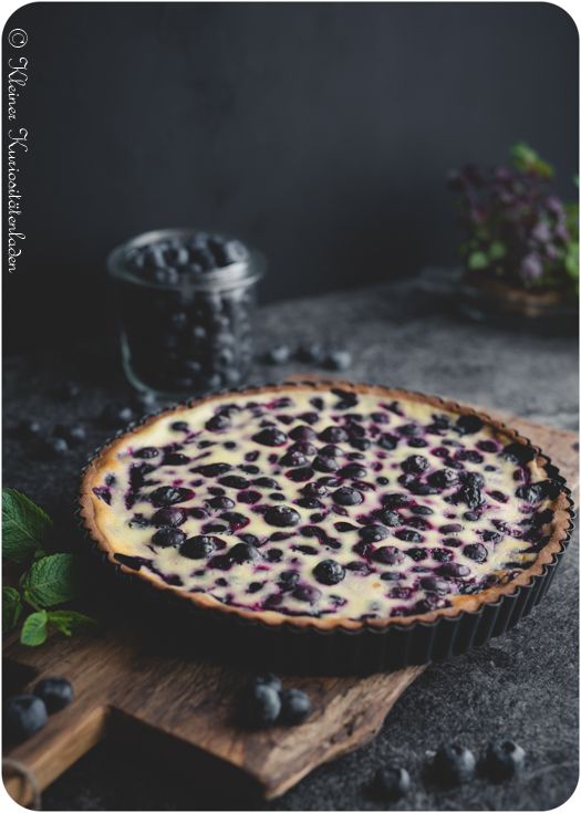 Rezeptbild: Blaubeertarte mit Schmandguss