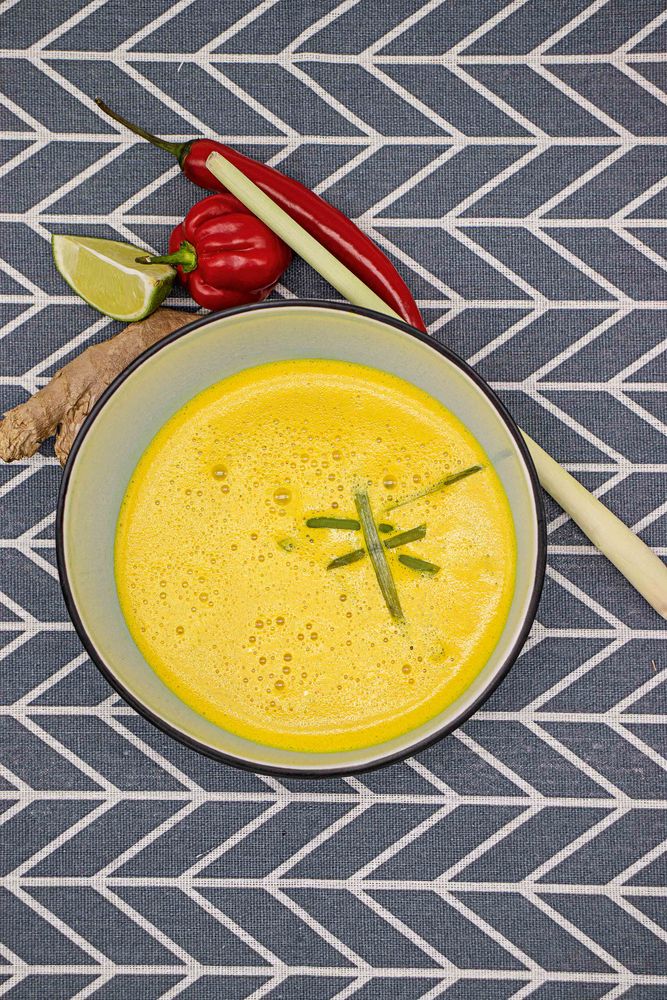 Rezeptbild: Kokosnuss-Masala-Suppe