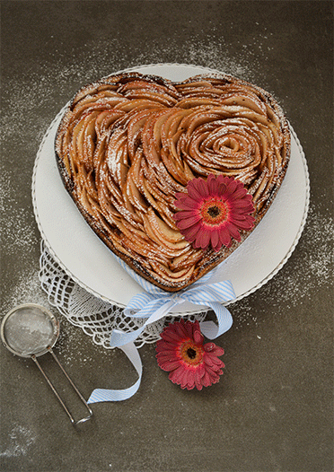 Rezeptbild: Apfelrosenherz (Gastbeitrag)