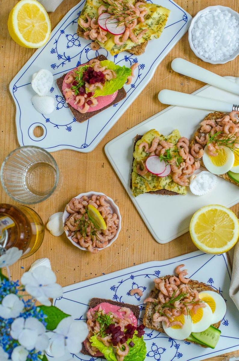 Rezeptbild: Zweierlei Krabbenbrot