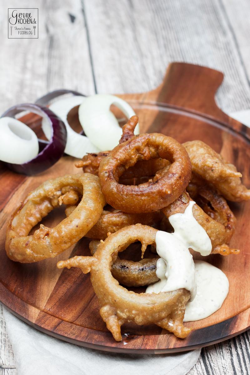 Rezeptbild: Onion Rings im Guinness Teig