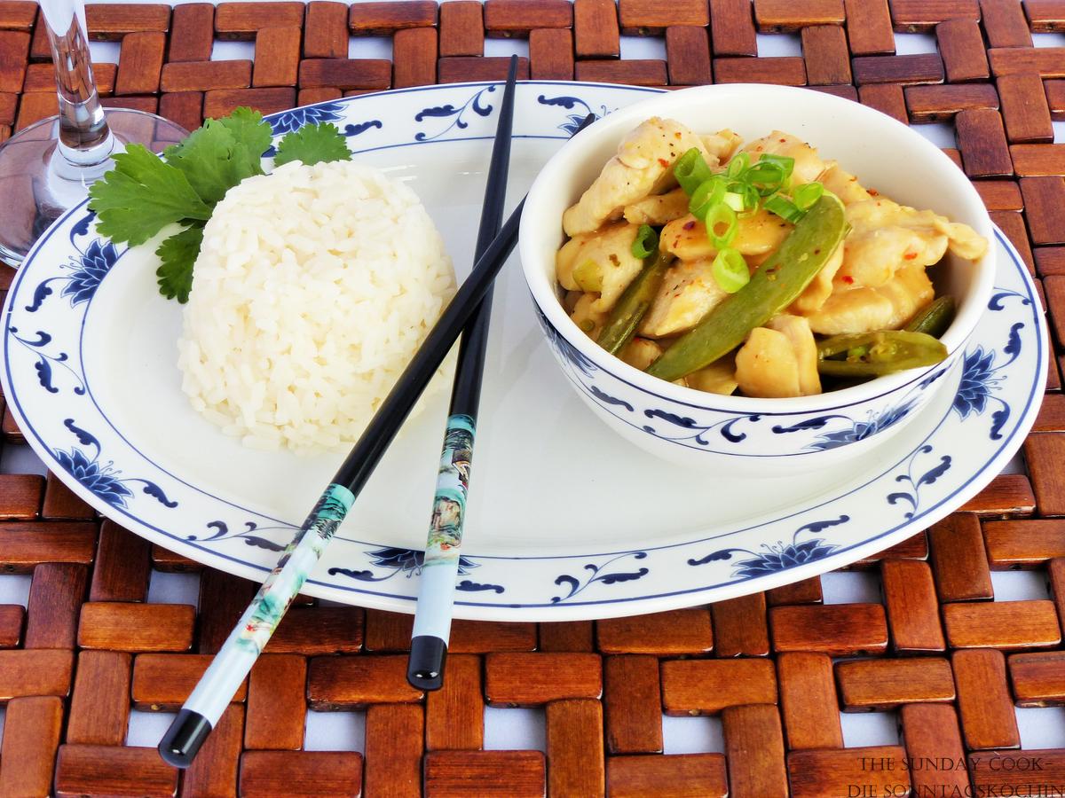 Rezeptbild: scharfes Zitronenhähnchen nach chinesischer Art