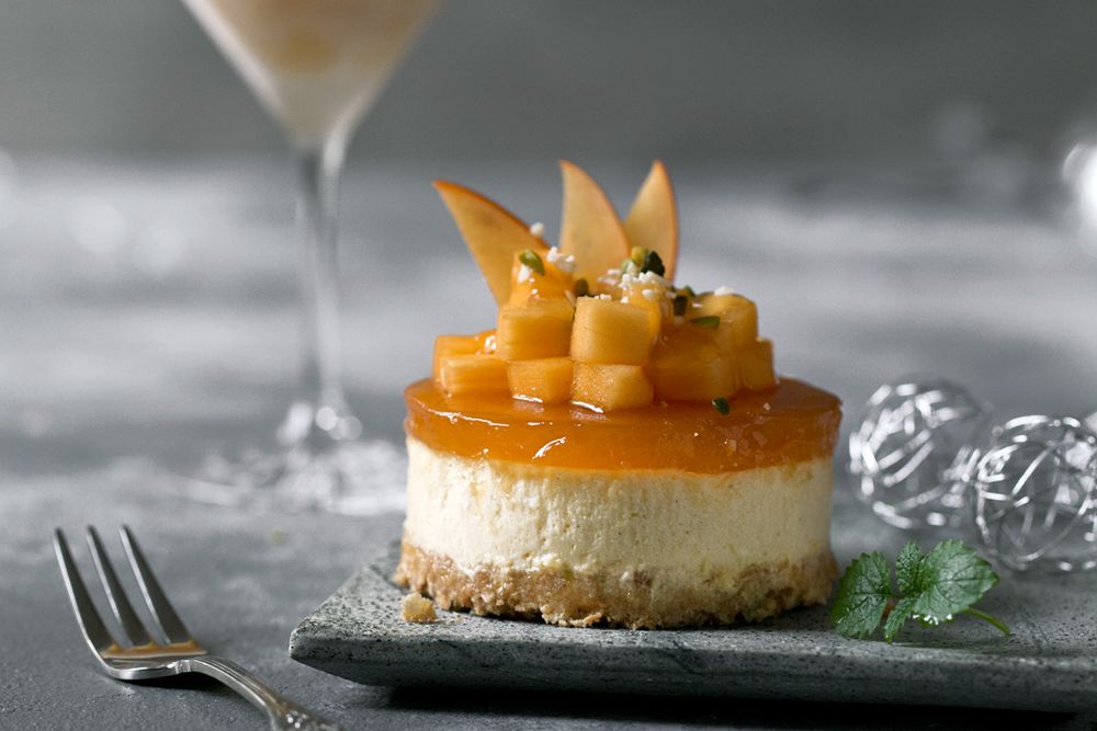 Rezeptbild: Mango-Mousse-Törtchen