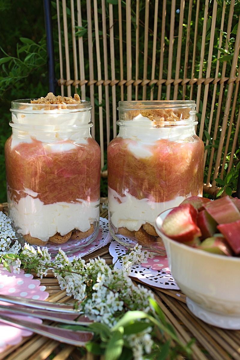 Rezeptbild: Rhabarber Trifle