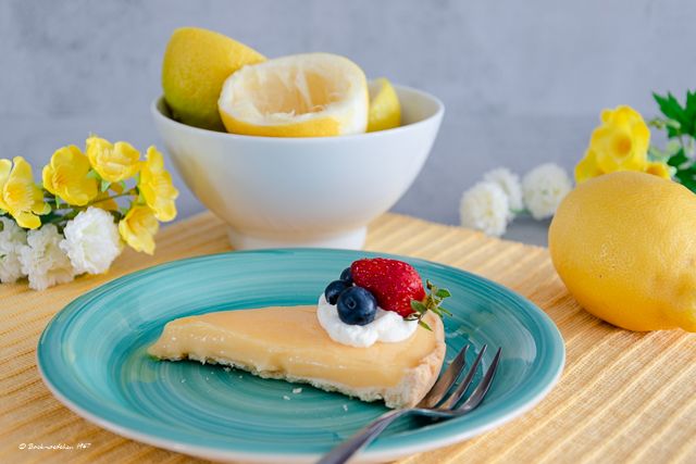 Rezeptbild: cremige Zitronen-Tarte