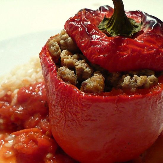 Rezeptbild: Gefüllte Paprika
