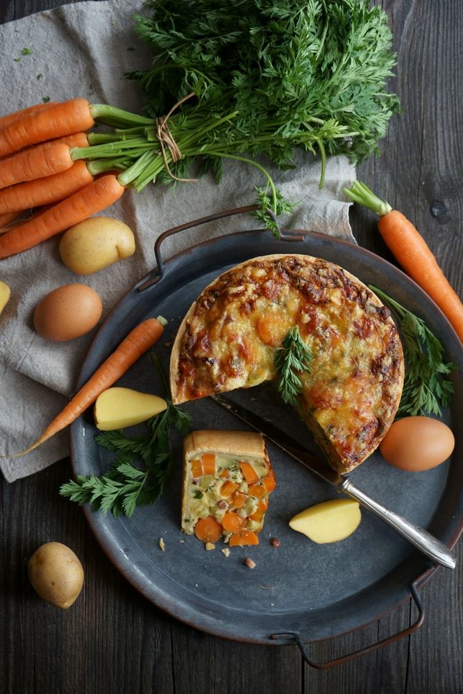 Rezeptbild: Herzhafte Möhren Quiche