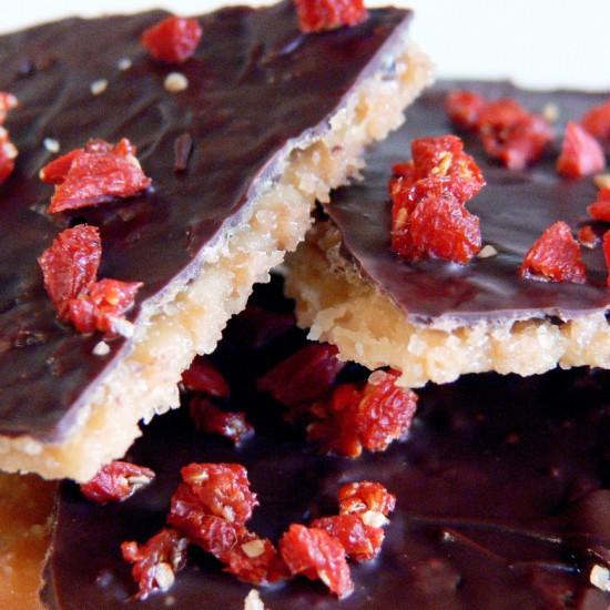 Rezeptbild: Schoko-Karamell-Cracker
