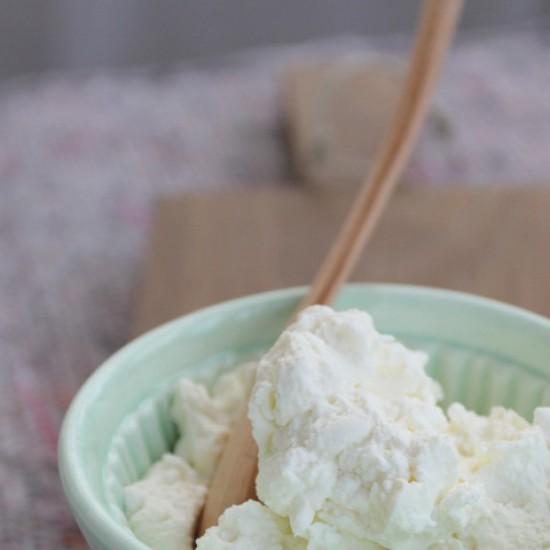 Rezeptbild: hausgemachter Frischkäse