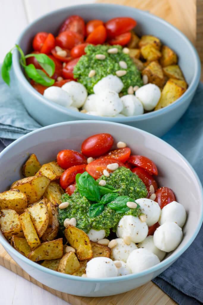 Rezeptbild: Ruck zuck fertig: Pesto Potatoe Bowl