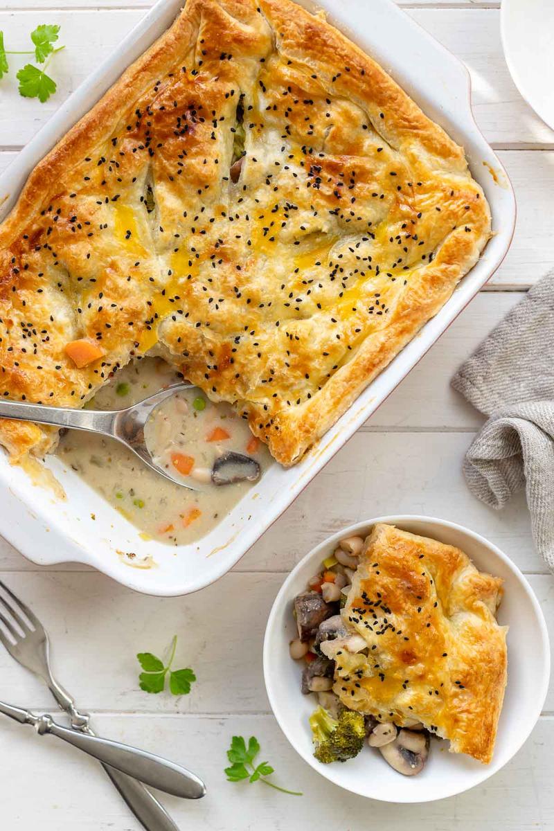 Rezeptbild: Gemüse-Pie (Vegetarischer Pot-Pie)