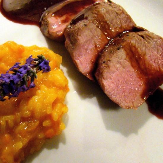 Rezeptbild: Lamm/Marillenreis/Lavendel