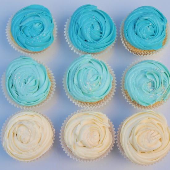Rezeptbild: Ombré Cupcakes