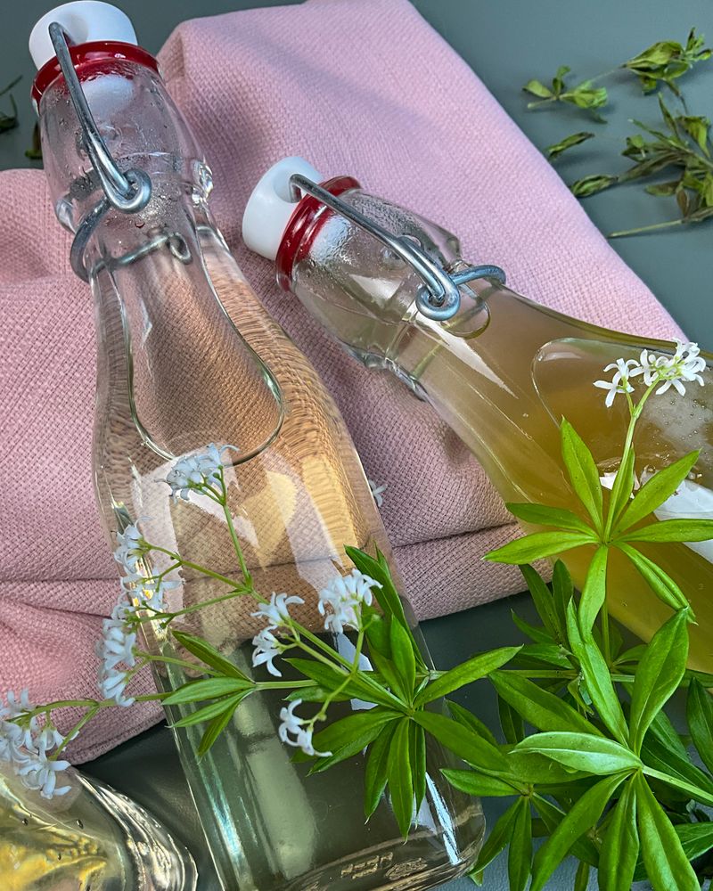 Rezeptbild: Low carb Waldmeister Sirup ohne Zucker