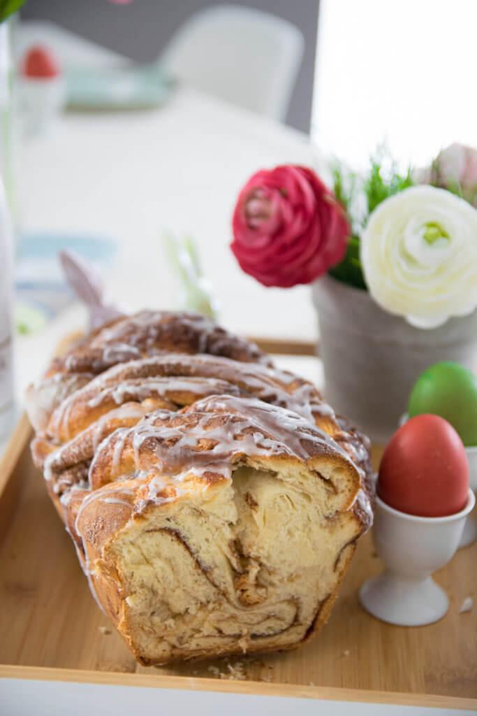 Rezeptbild: Der perfekte Zimt Hefezopf 