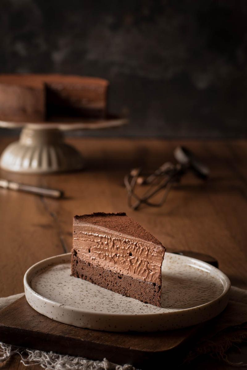 Rezeptbild: Schokoladentorte mit Schuss