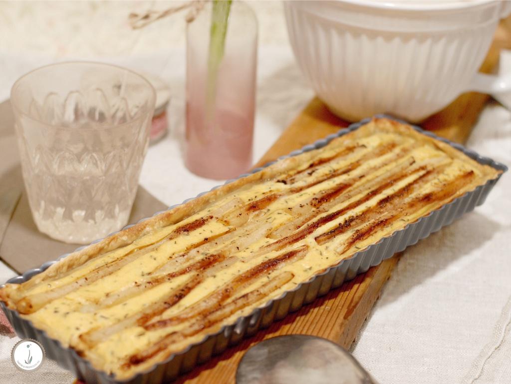 Rezeptbild: Schwarzwurzel-Tarte mit Ziegenfrischkäse