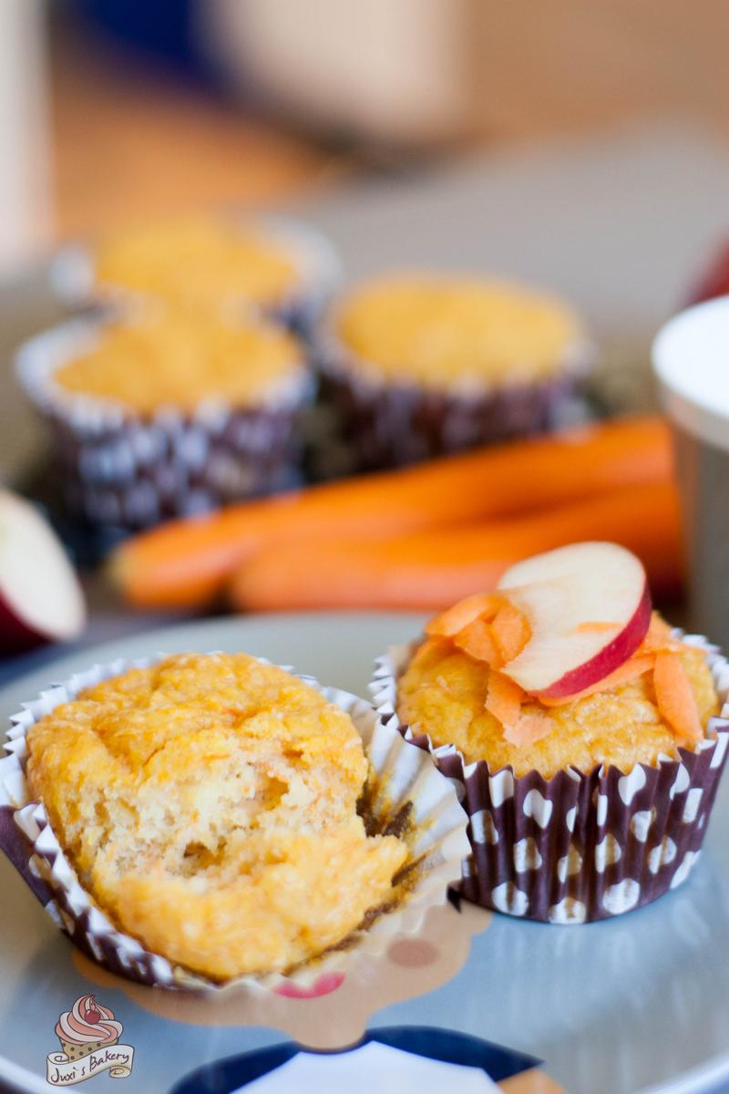 Rezeptbild: Karotten-Apfel-Muffins