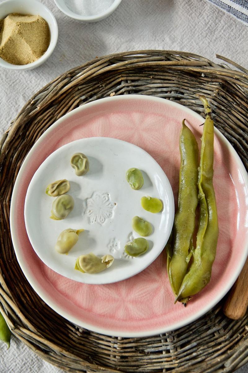 Rezeptbild: Baghali Pokhte - Gesundes Street Food aus Persien