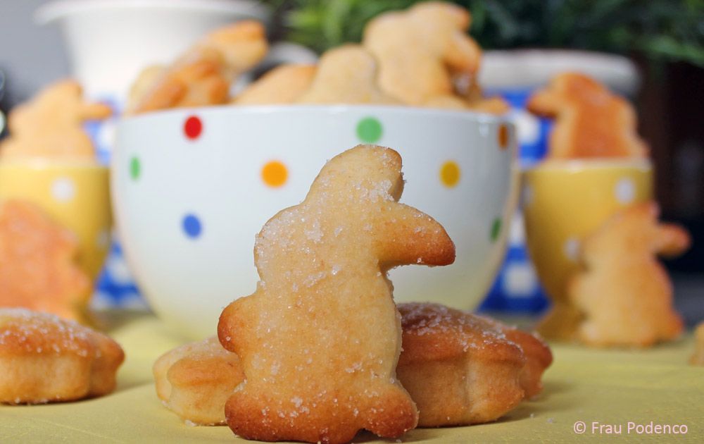 Rezeptbild: Osterhasen aus Quark-Öl-Teig