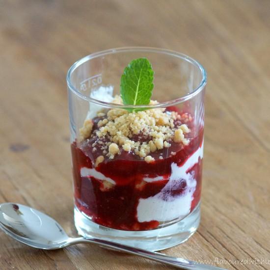Rezeptbild: Knusper-Kirsch-Dessert
