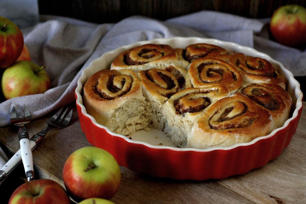 Rezeptbild: Apfel-Zimt-Schnecken