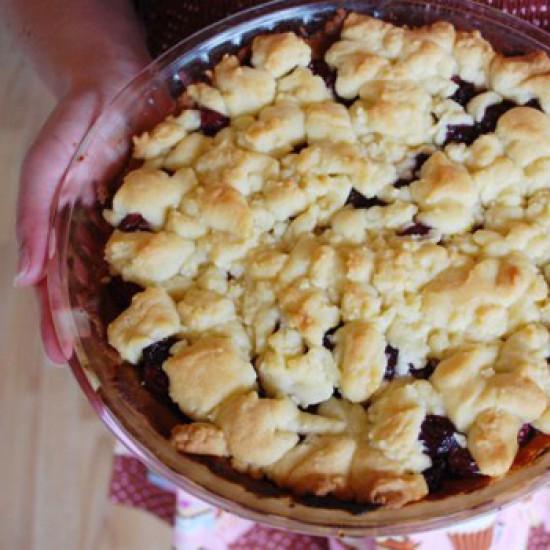 Rezeptbild: Kirsch Crumble