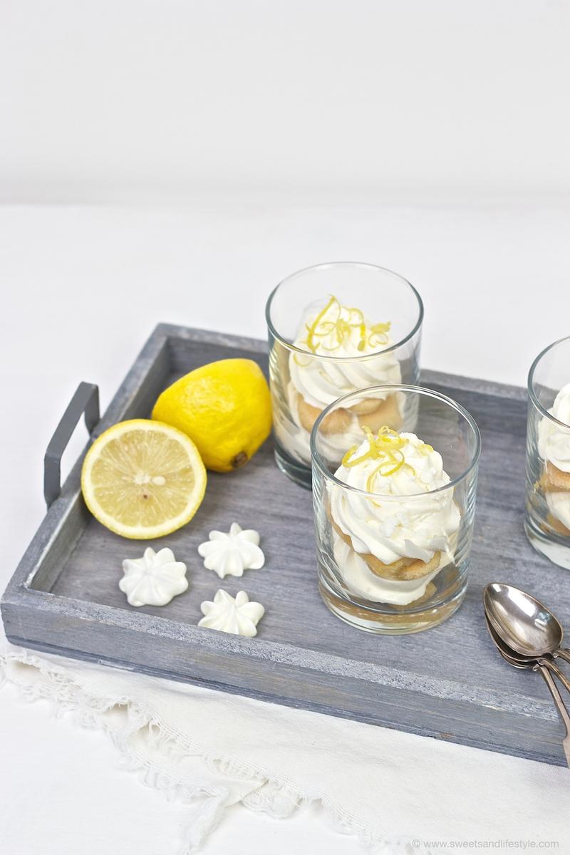 Rezeptbild: Zitronen Tiramisu mit Limoncello