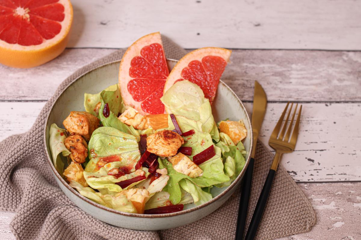 Rezeptbild: Rote-Beete-Orangen Salat