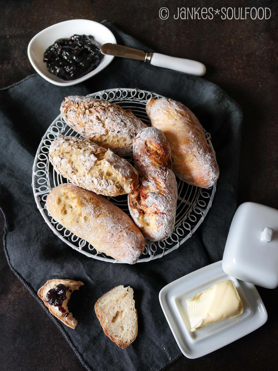 Rezeptbild: Quarkbrötchen ohne Hefe