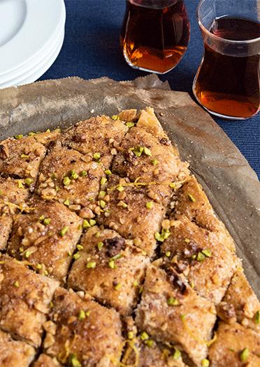 Rezeptbild: Baklava mit Walnüssen – Süße Verführung