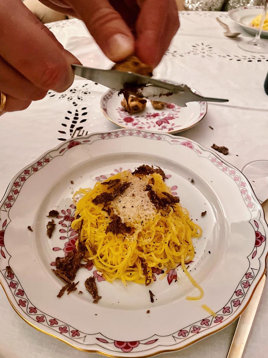 Rezeptbild: Pasta al tartufo bianco