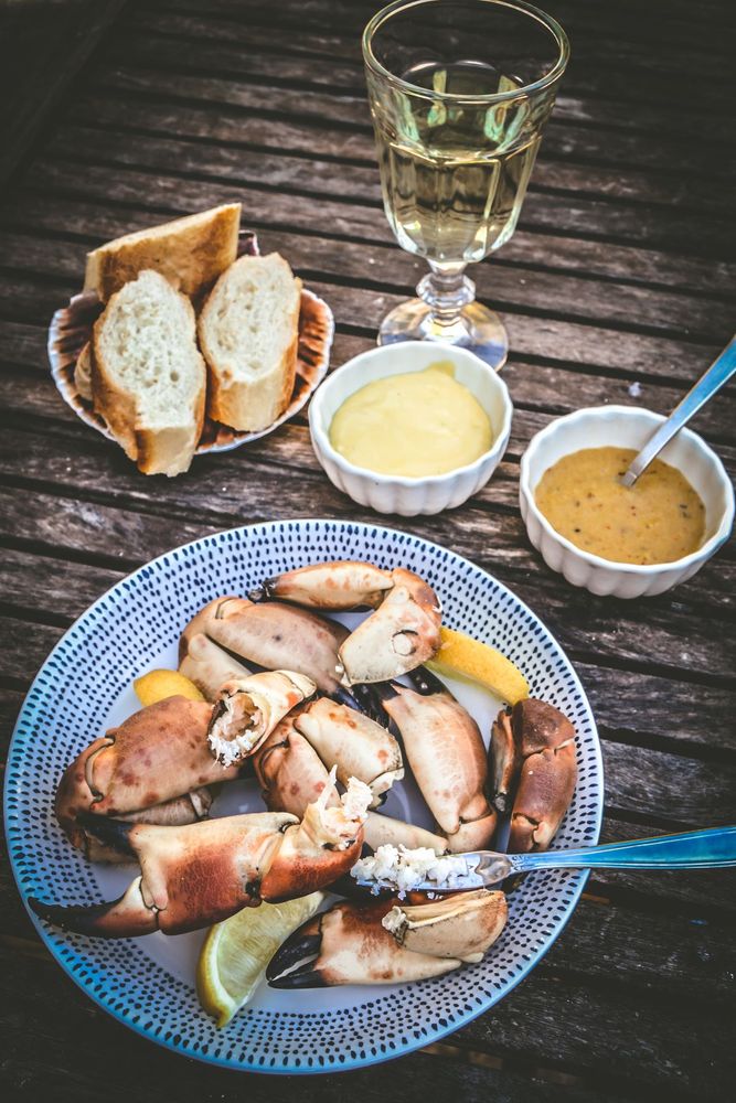 Rezeptbild: Krebsscheren vom Taschenkrebs 